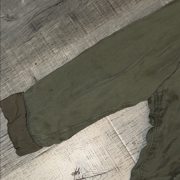 Rails Barclay Linen Blend Button Front Utility Jacket Medium - Picture 5 of 13